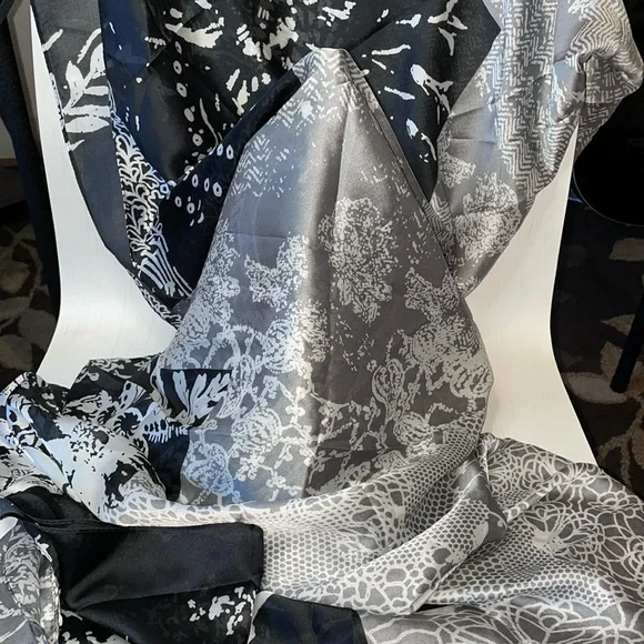 New Kollie More multi pattern scarf - Picture 1 of 5